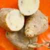 Potato (Late-Season) Fingerling - Russian Banana (ORGANIC) 2 Potato (Late-Season) Fingerling - Russian Banana (ORGANIC) -Speed now Potato Fingerling Russian Banana Organic Heirloom